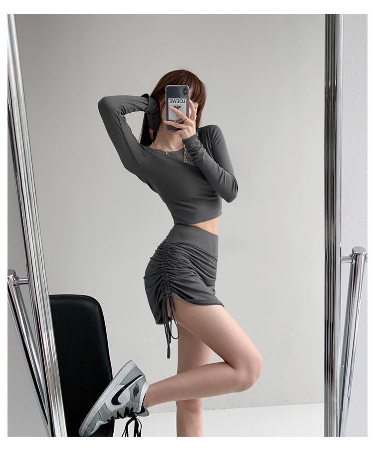 Skirts Tight Dancing Fitness Short Skirts Tide - Sophinity