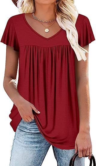 Women's Vest Sleeveless T-shirt Floral Summer Top - Sophinity