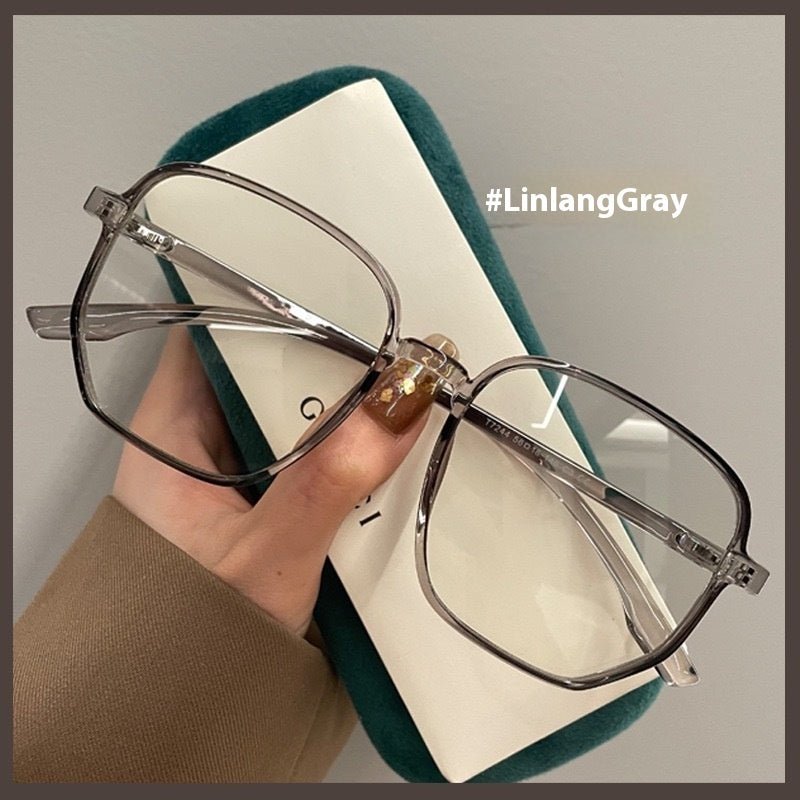 Large Frame Irregular Glasses Round Face Super Light Oversized - Sophinity