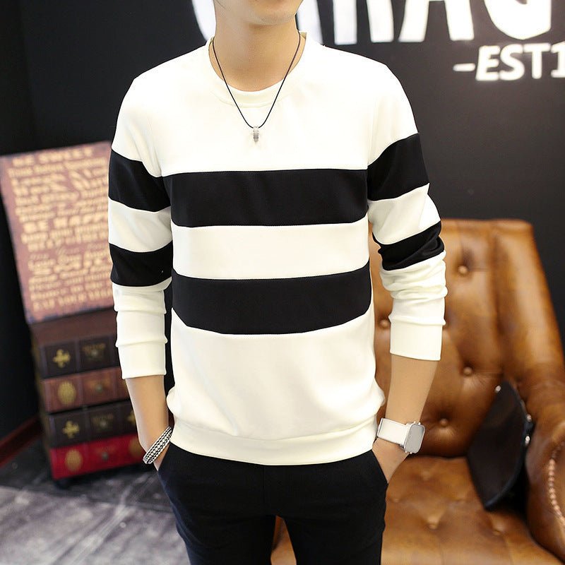 Striped round neck long sleeves - Sophinity