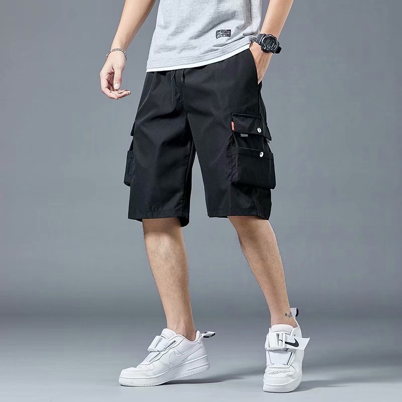 Korean Style Loose Multi - pocket Cargo Pants - Sophinity