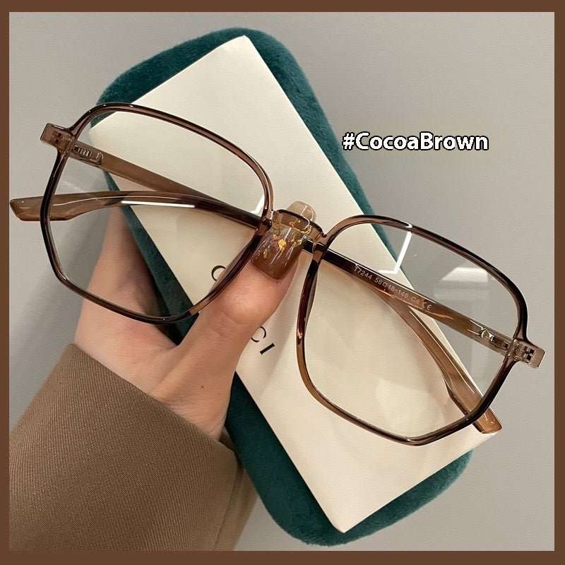 Large Frame Irregular Glasses Round Face Super Light Oversized - Sophinity