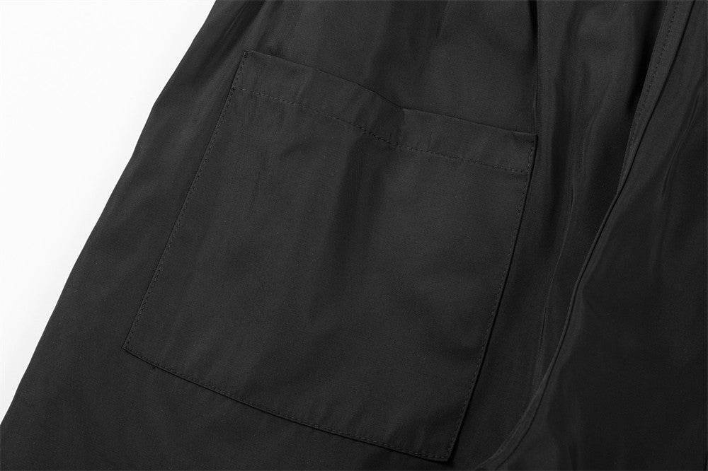Mechanical Style Workwear Shorts Men's Summer American High Street
