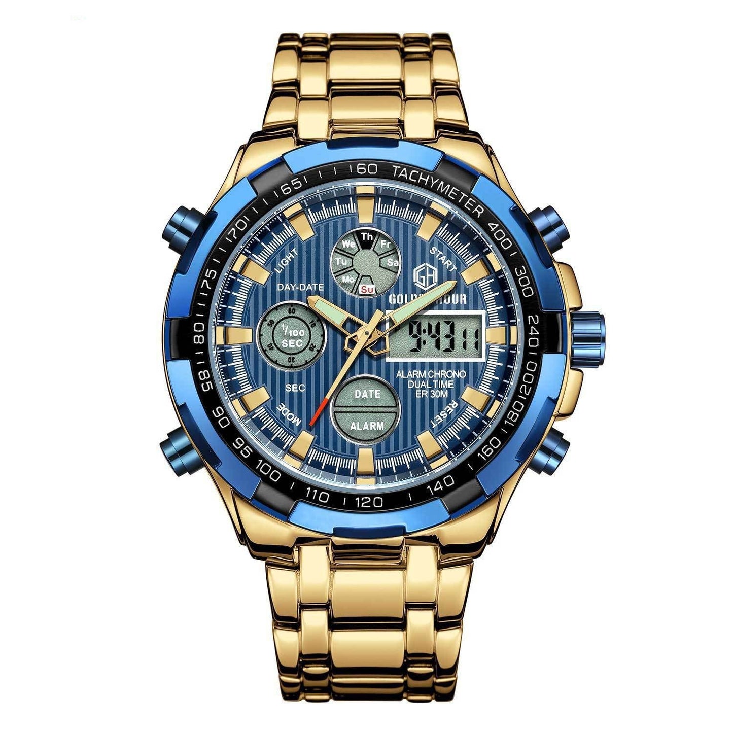 Men's Calendar Alloy Sports Multi - function Watch - Sophinity