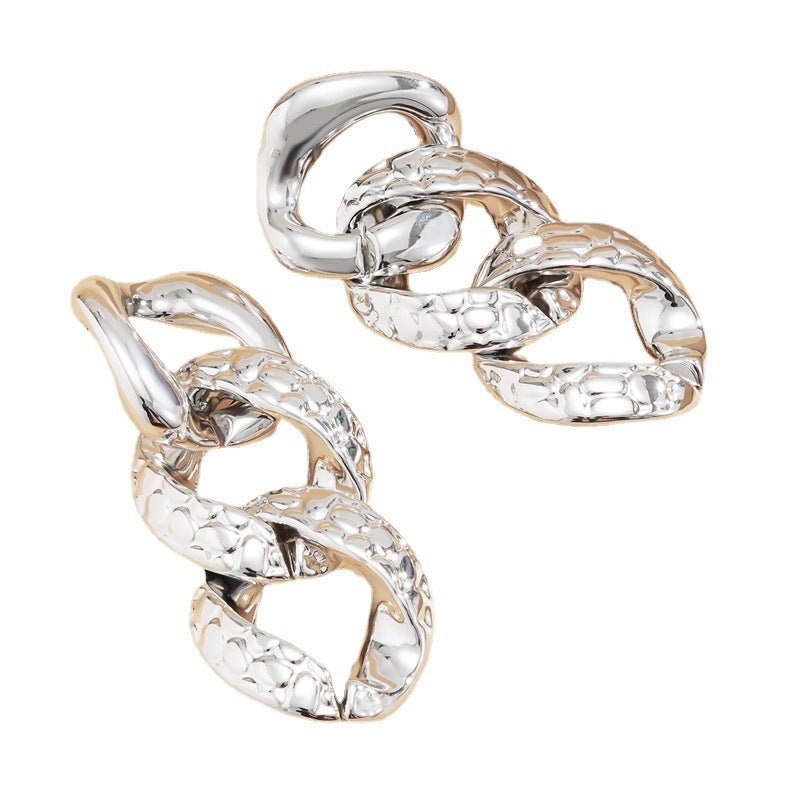 Geometric Chain Earrings For Women - Sophinity