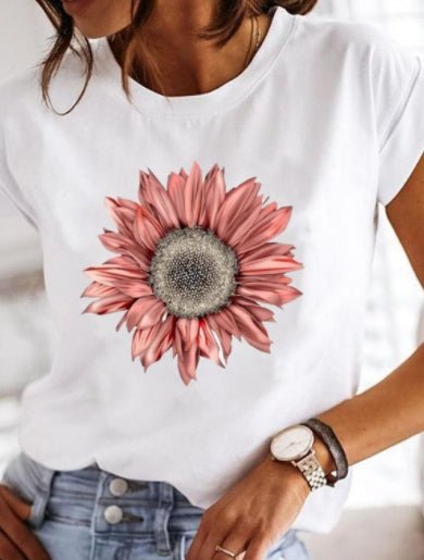 Women's Love Beauty Hip Hop Short Sleeve T Shirt - Sophinity