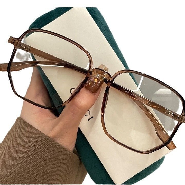 Large Frame Irregular Glasses Round Face Super Light Oversized - Sophinity