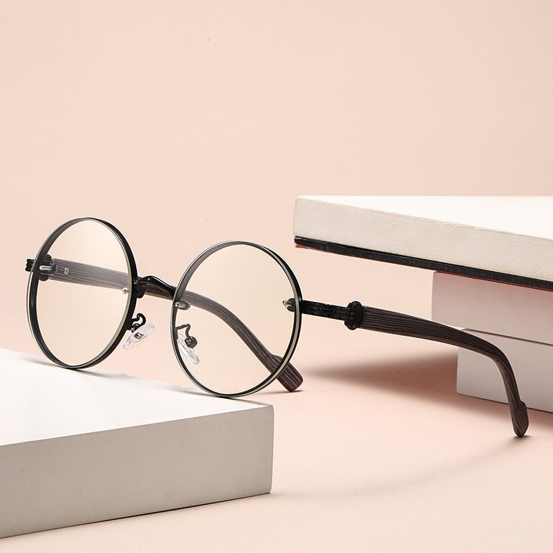 American Classic Metal Round Frame Sunglasses Personality Trend High Sense - Sophinity