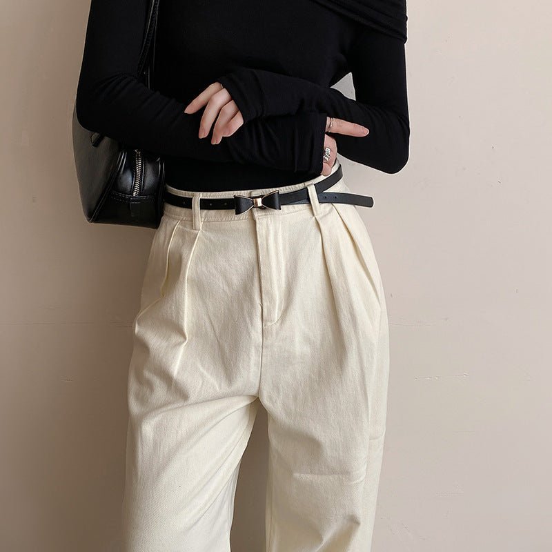 Women's Korean - style Bow Thin Belt All - matching - Sophinity