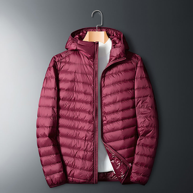 Sheer hooded down jacket - Sophinity