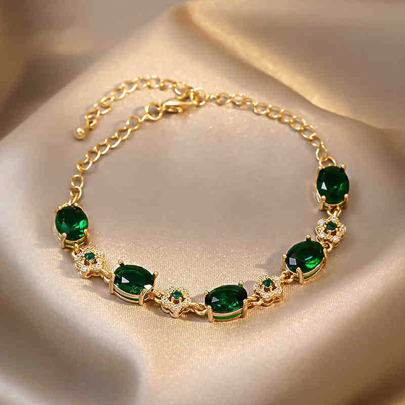 High - grade Design Exquisite Design Emerald Bracelet For Women - Sophinity