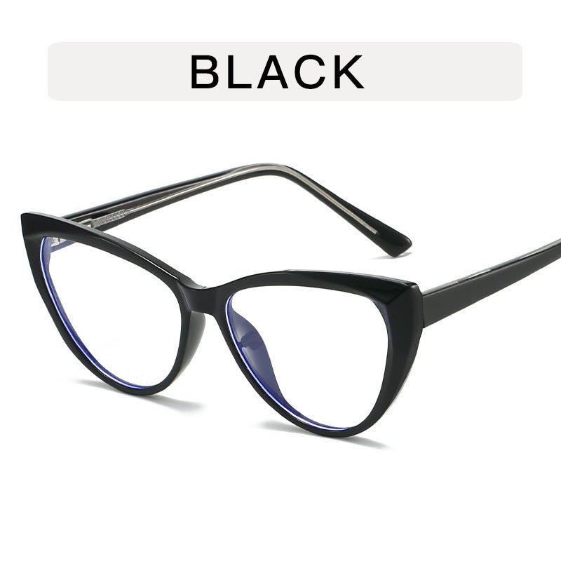 Leg Cat Eye Anti - blue Light Flat Bottom Glasses - Sophinity