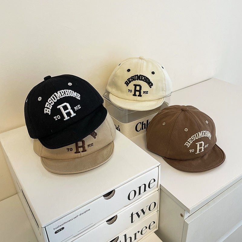 New Ins Soft Brim Letter Embroidered Sunshade Baseball Cap - Sophinity
