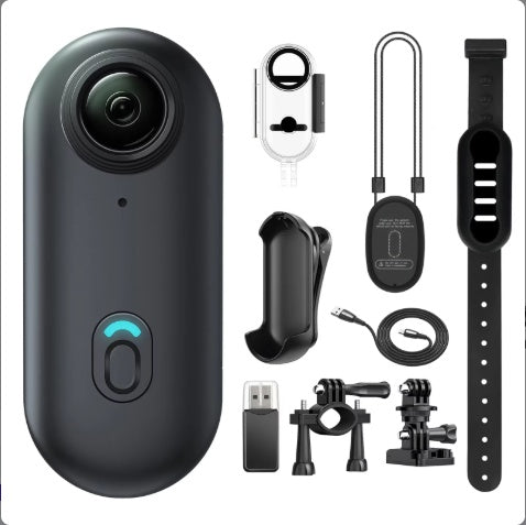 4K UHD & 1080P FHD Mini Body Camera 128GB POV Wearable Camcorder for Vlogging Security Sports | Portable Small Cam with Accessories, Black