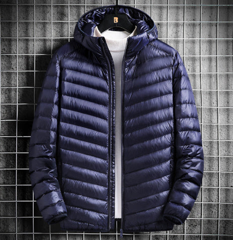 Sheer hooded down jacket - Sophinity