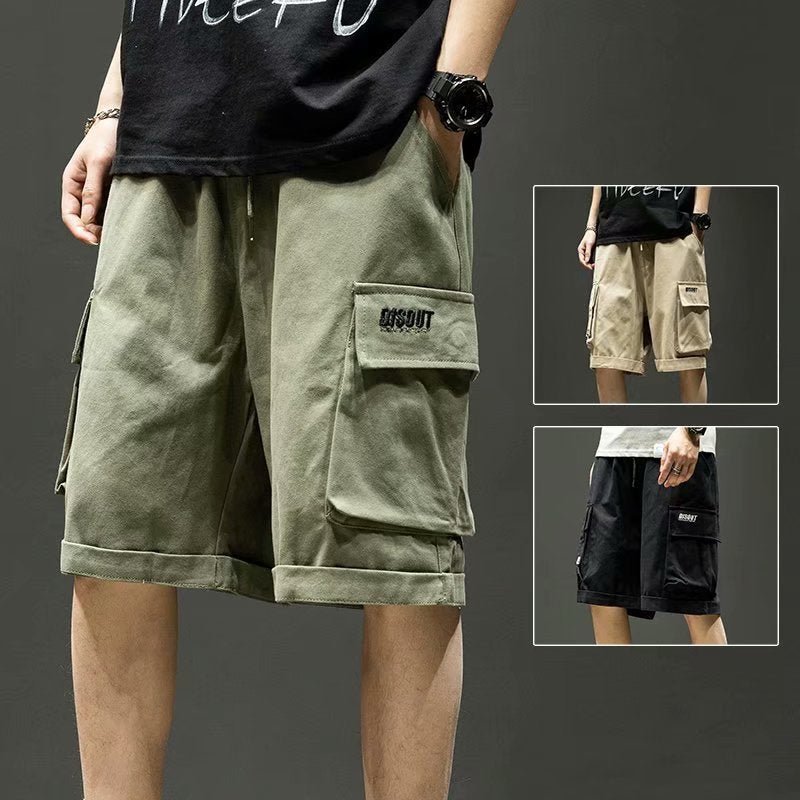 Workwear Shorts Men's Korean Style Trend Summer Five - point Pants - Sophinity