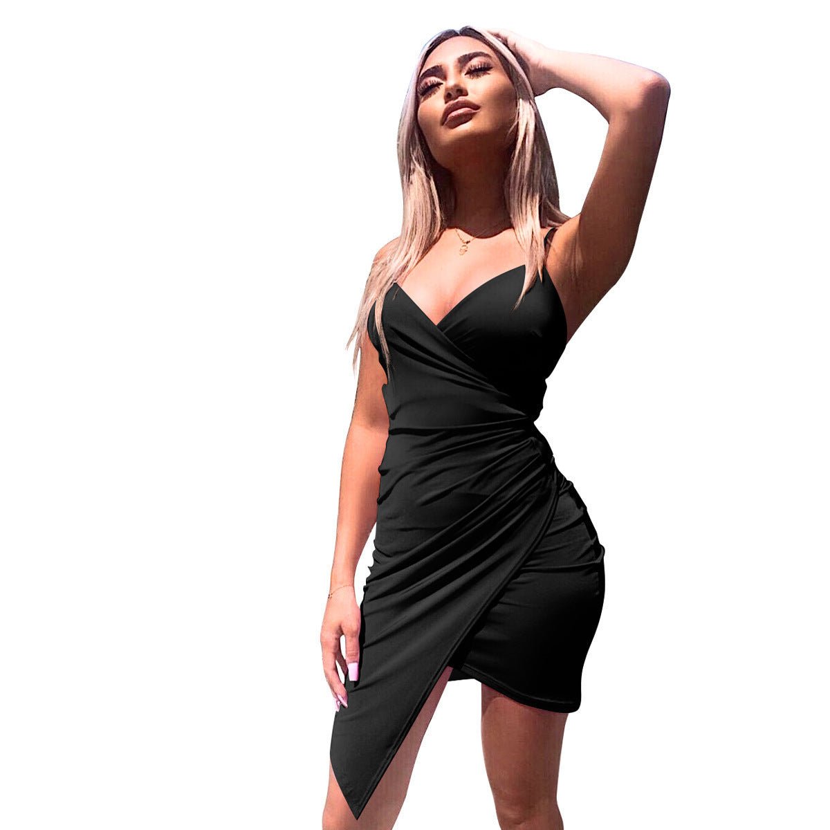 Elegant Irregular Dress Women's Clothing European And American - Sophinity