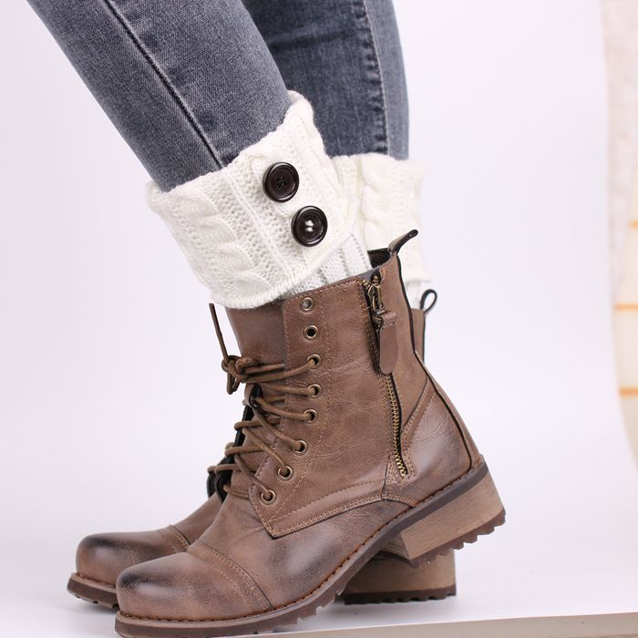 Button twist knit socks - Sophinity