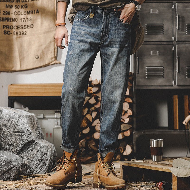 American Retro Autumn Jeans Men - Sophinity