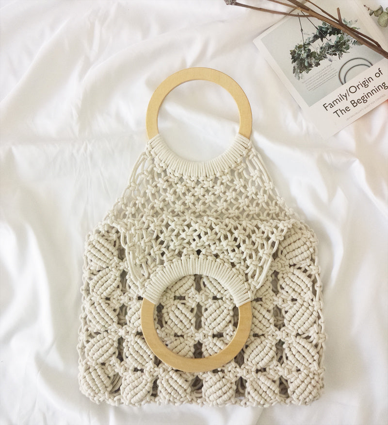 Fashion cotton rope straw women bags - Sophinity
