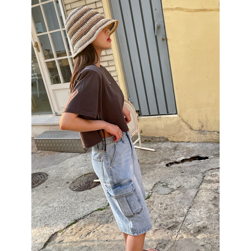 Cool And Chic Casual Denim Overalls - Sophinity