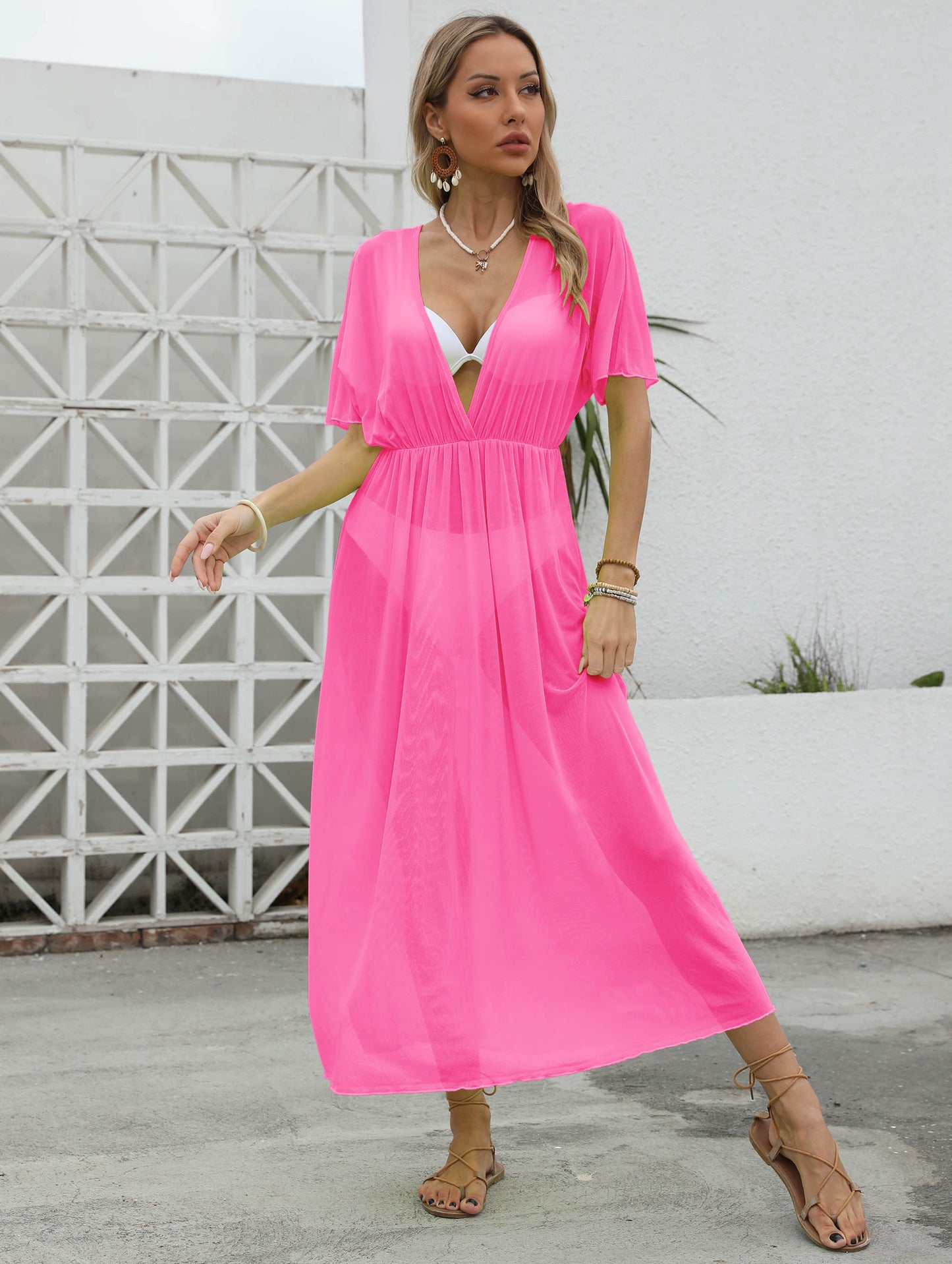 Women's Bikini Blouse Sheer Mesh - Sophinity