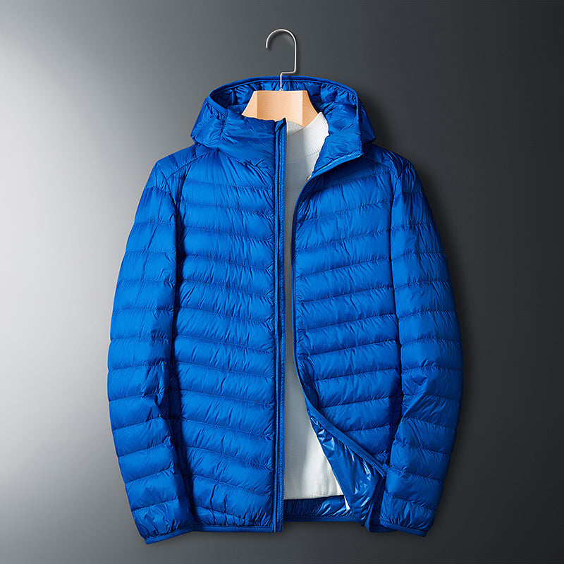 Sheer hooded down jacket - Sophinity