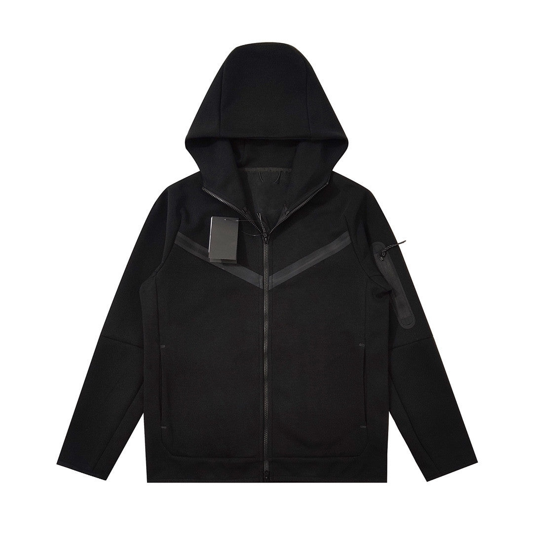 Cotton Knit Hooded Zip Shirt Athleisure - Sophinity