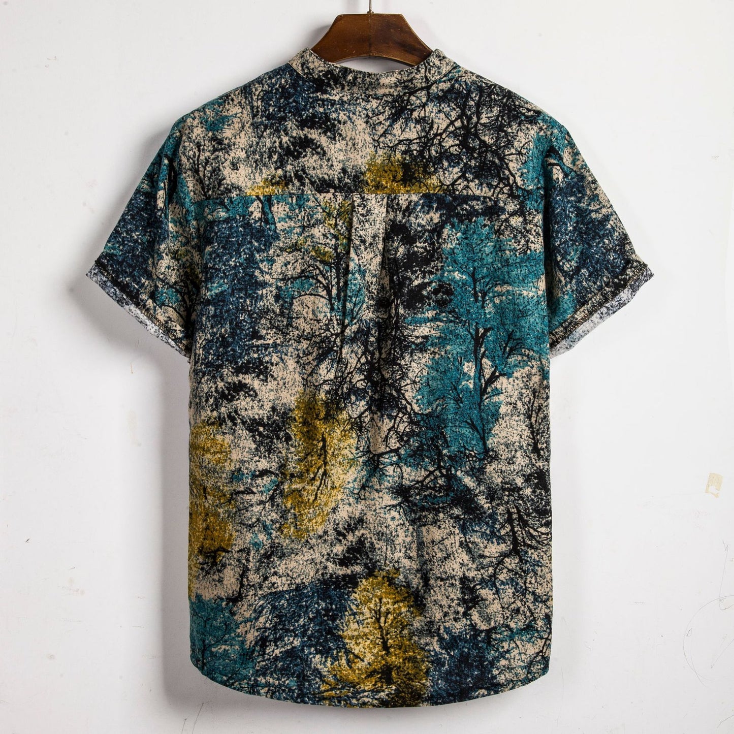 Men's Floral Short Sleeve Shirt - Sophinity