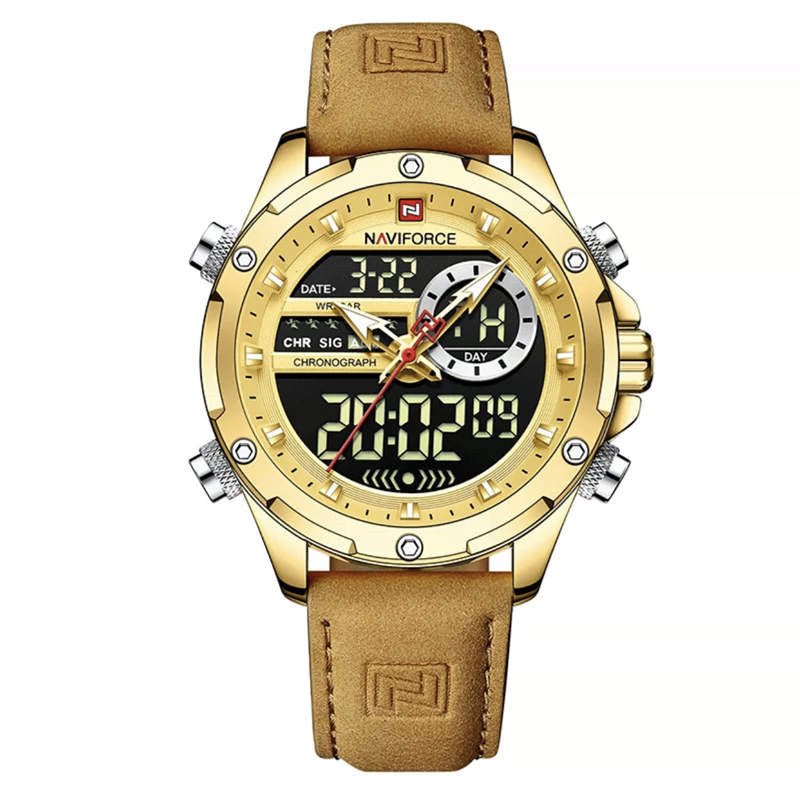 Men's Trendy Waterproof Dual Display Student Multifunctional Watch - Sophinity