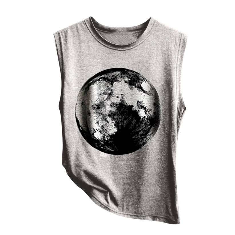 Earth print vest - Sophinity