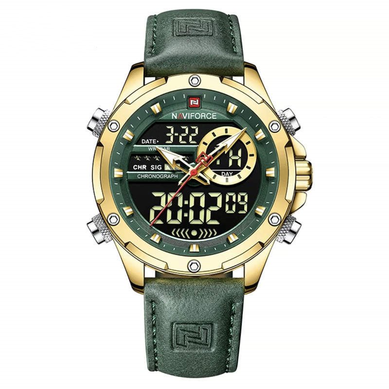 Men's Trendy Waterproof Dual Display Student Multifunctional Watch - Sophinity