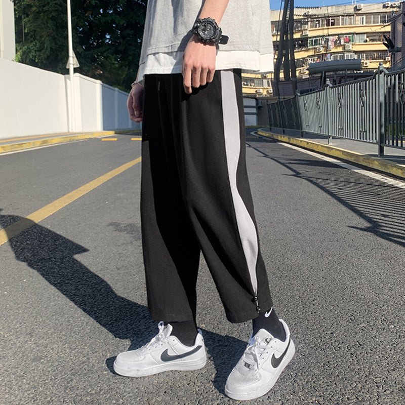 Sweatpants For Men Matching Color Straight Tube Loose Spring And Autumn Wear - Sophinity