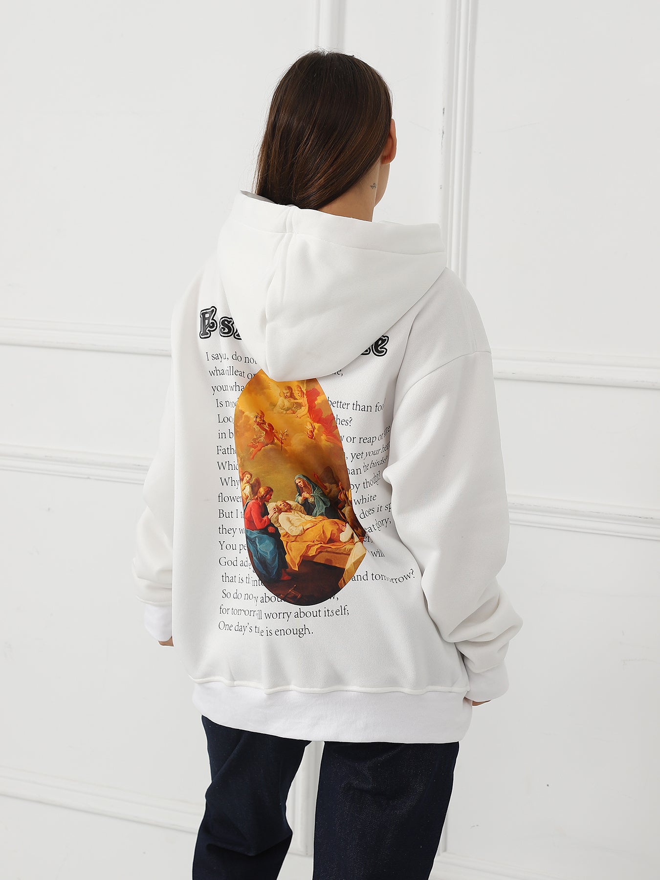 Women's Fashionable Casual Printed Long Sleeved Sweatshirt - Sophinity