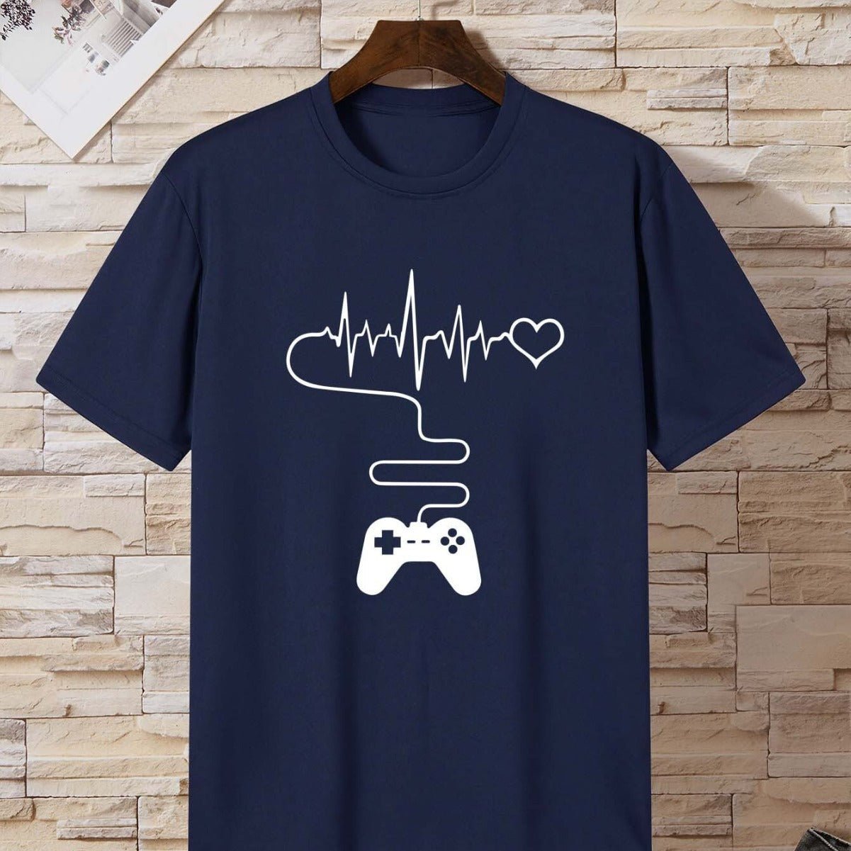 Men's Round Neck Loose Printed Bottoming Shirt T-shirt - Sophinity
