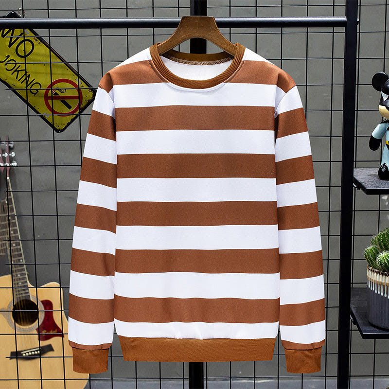 Autumn Couple Sweater Men's Korean Style Slim Baseball Uniform Tide Brand - Sophinity