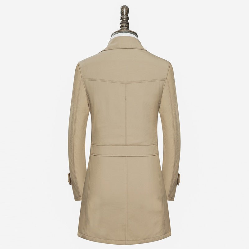 Slim handsome coat trench coat - Sophinity