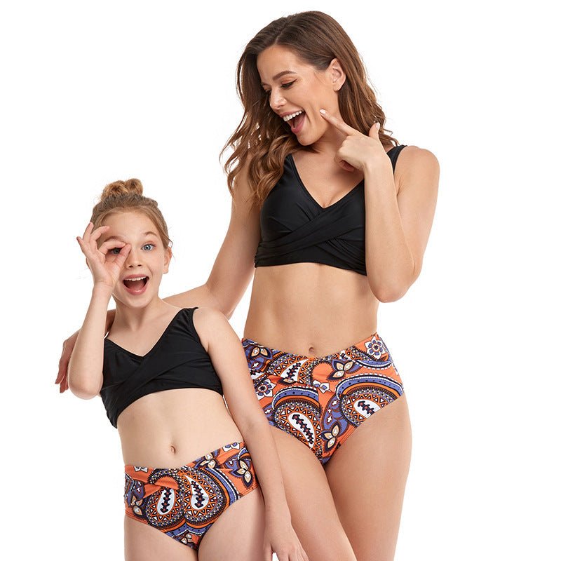Parent - child Swimsuit European And American Split Swimwear High Quality Bikini - Sophinity