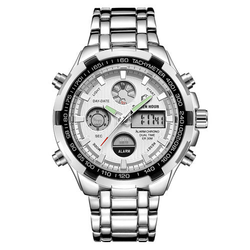 Men's Calendar Alloy Sports Multi - function Watch - Sophinity