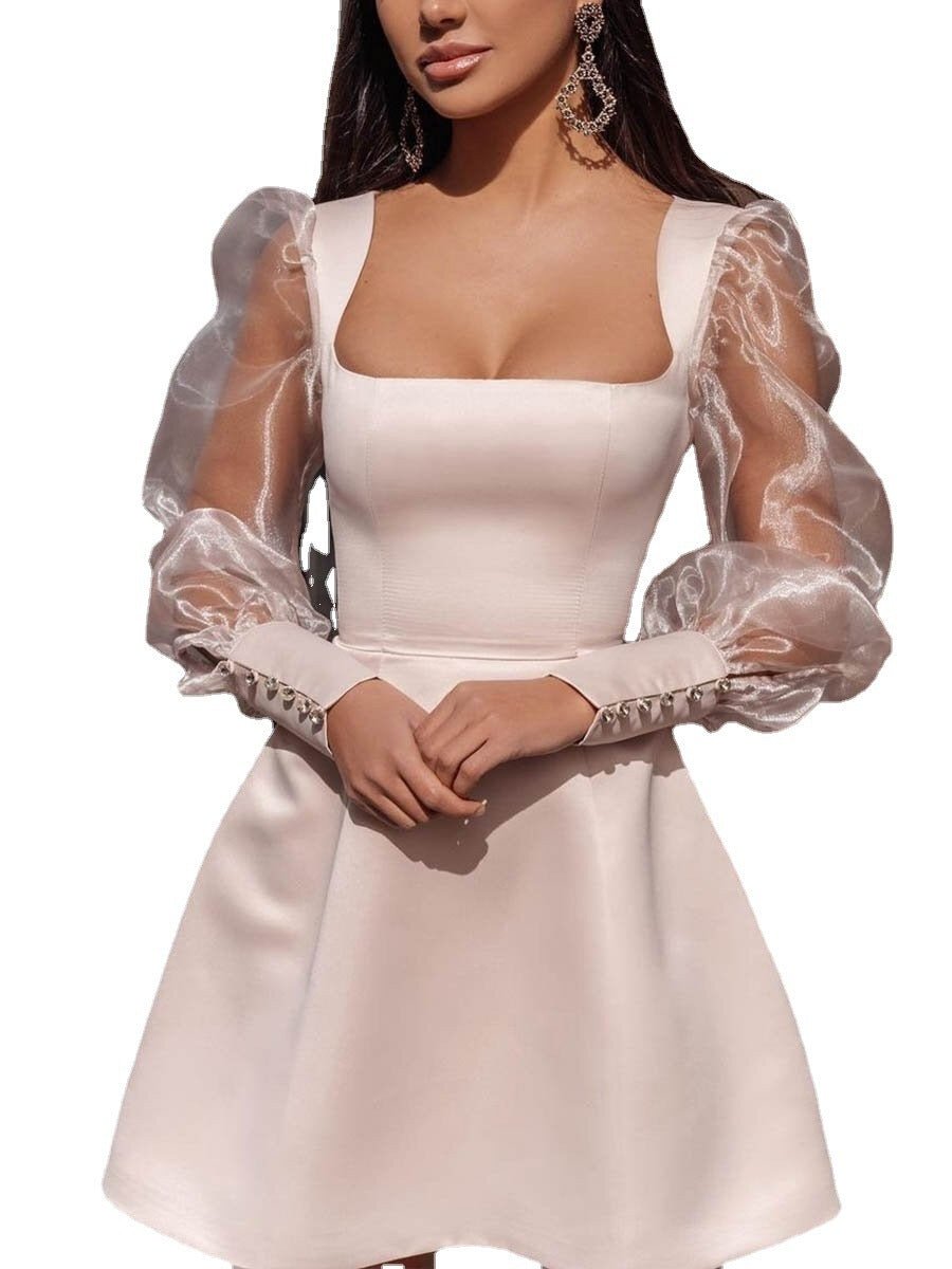 Women's Fashion Multi - color Mid - length Dress - Sophinity