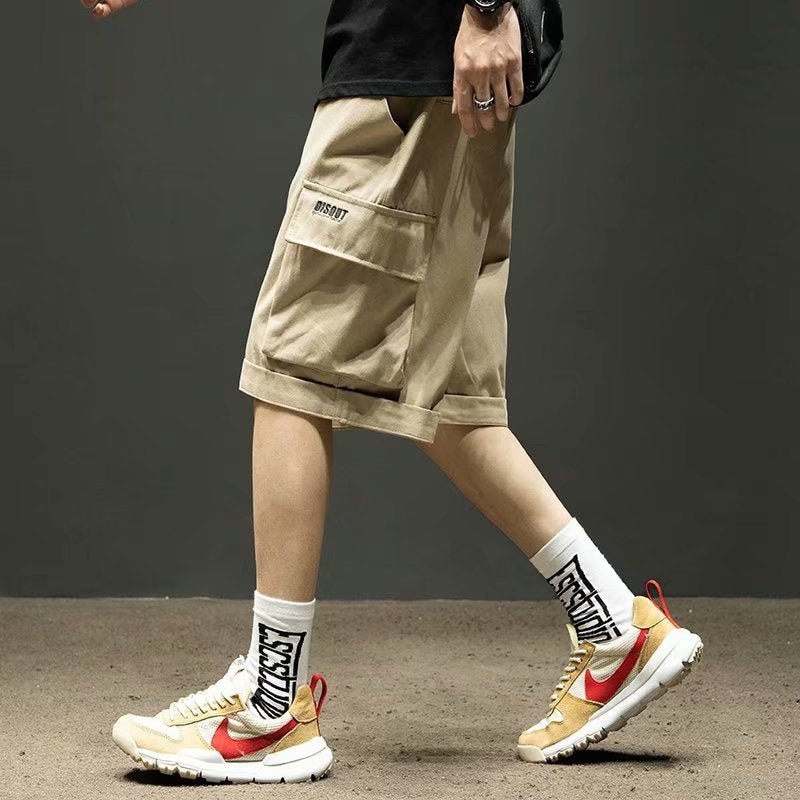 Workwear Shorts Men's Korean Style Trend Summer Five - point Pants - Sophinity