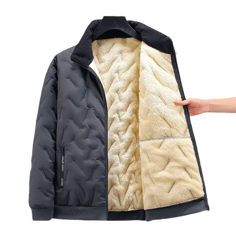 Vest For Middle - aged And Elderly People Warm Thickened Cotton Waistcoat Wool For Men - Sophinity