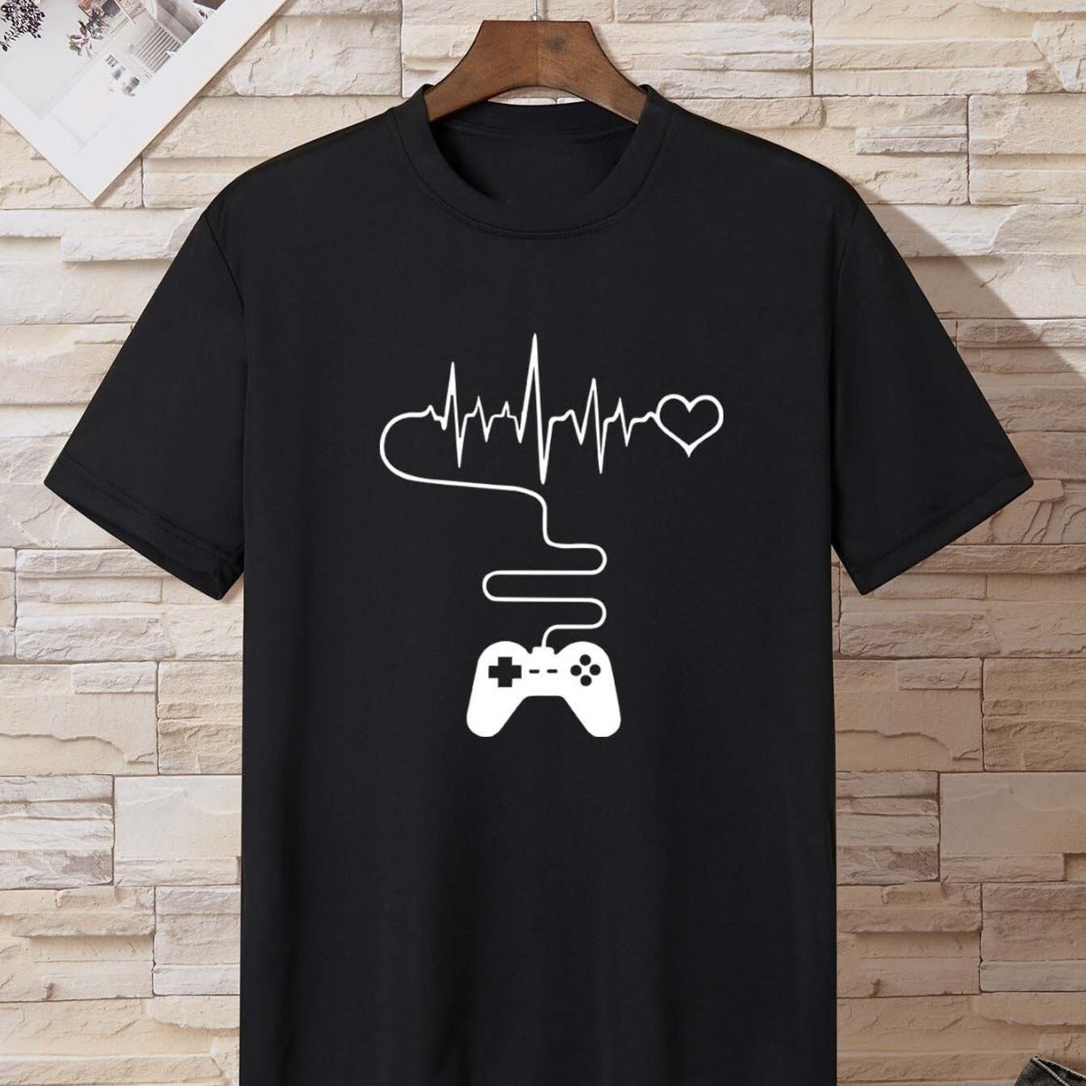 Men's Round Neck Loose Printed Bottoming Shirt T-shirt - Sophinity