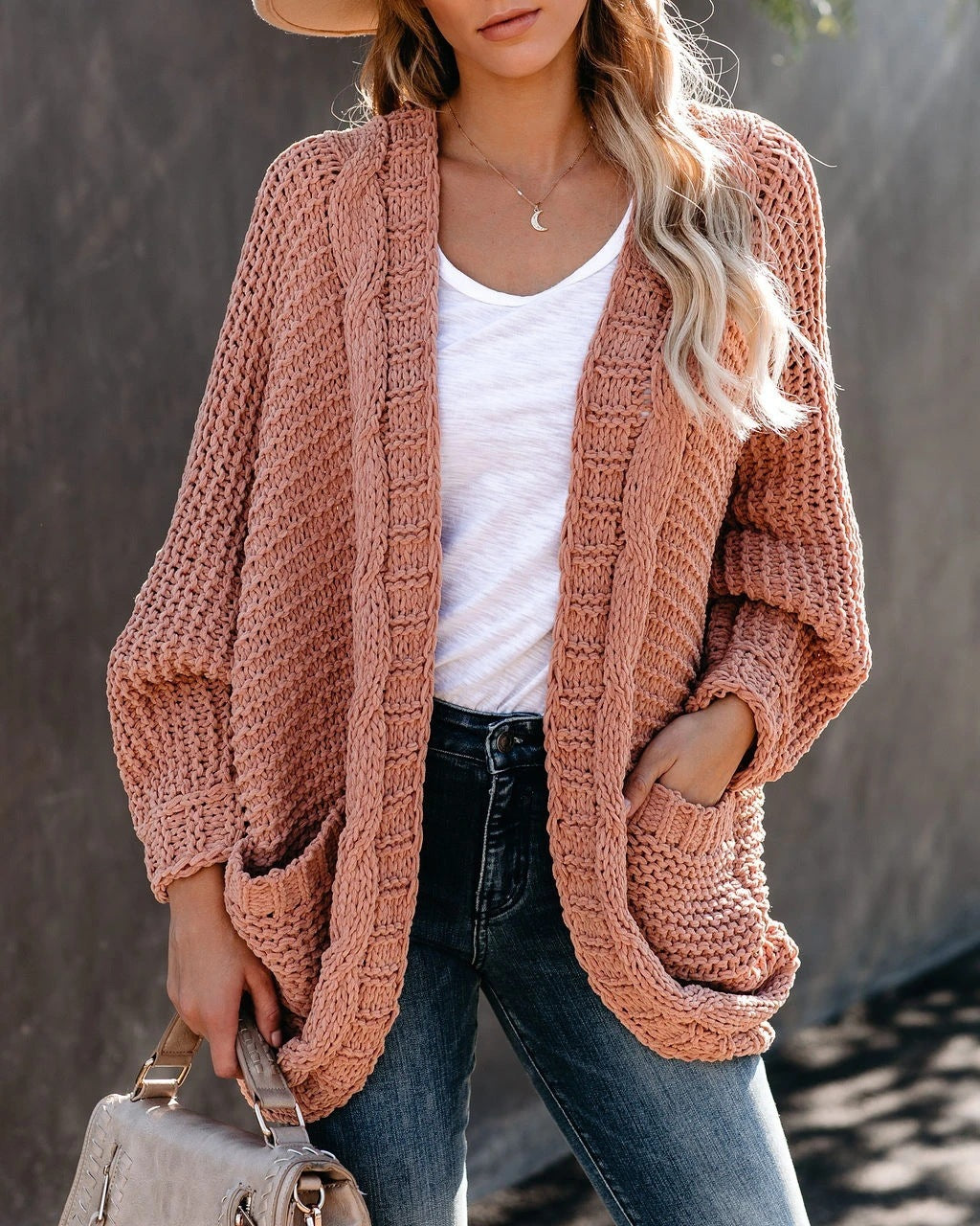 Twist cardigan sweater - Sophinity