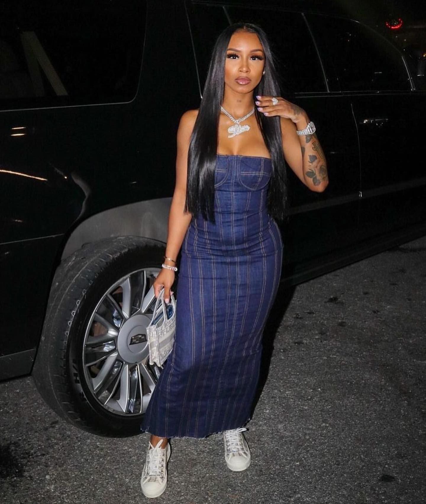 Tube Top Denim Dress - Sophinity