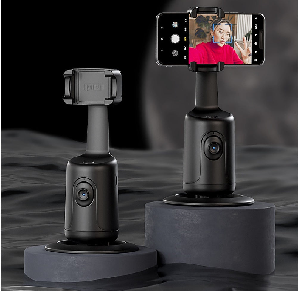 360 Auto Face Tracking Gimbal AI Smart Phone Holder for Video Vlogging Live Streaming | Auto Stabilizer Tripod for iPhone & Android