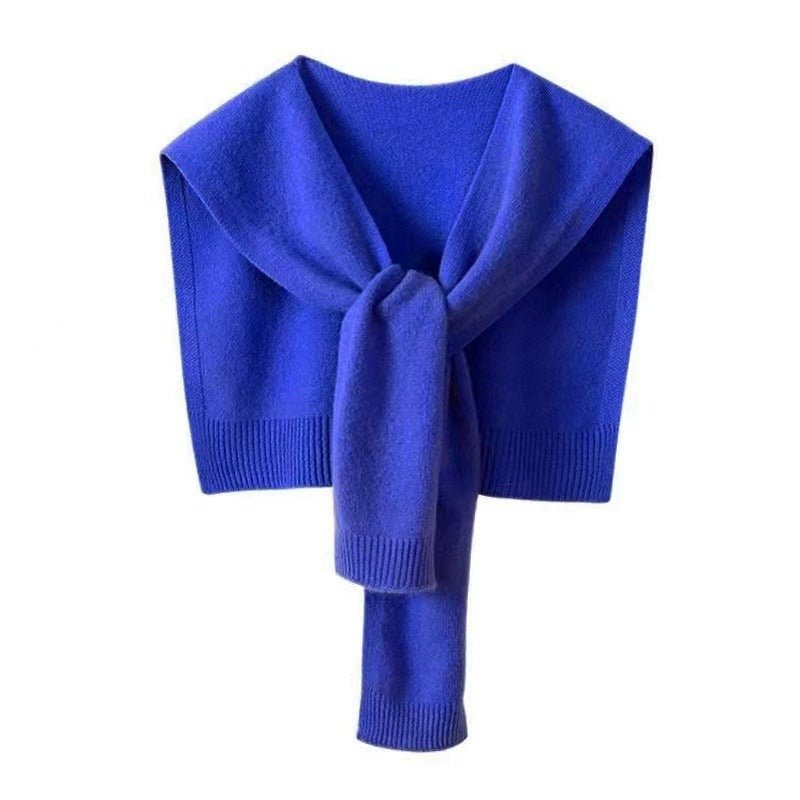 Knitted Striped Shawl Outer Match High - end - Sophinity