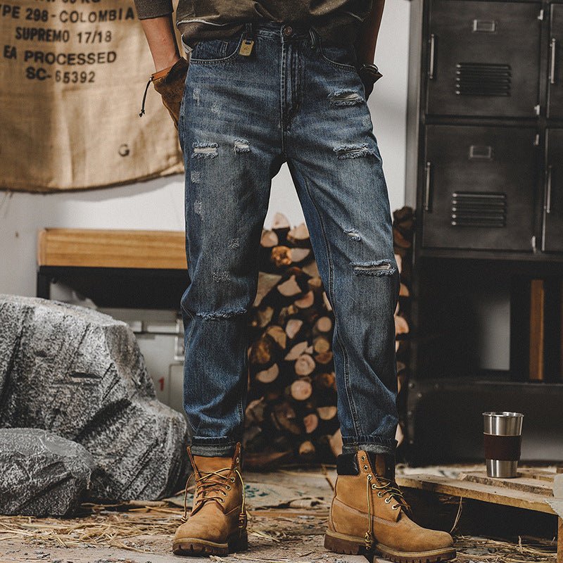 American Retro Autumn Jeans Men - Sophinity