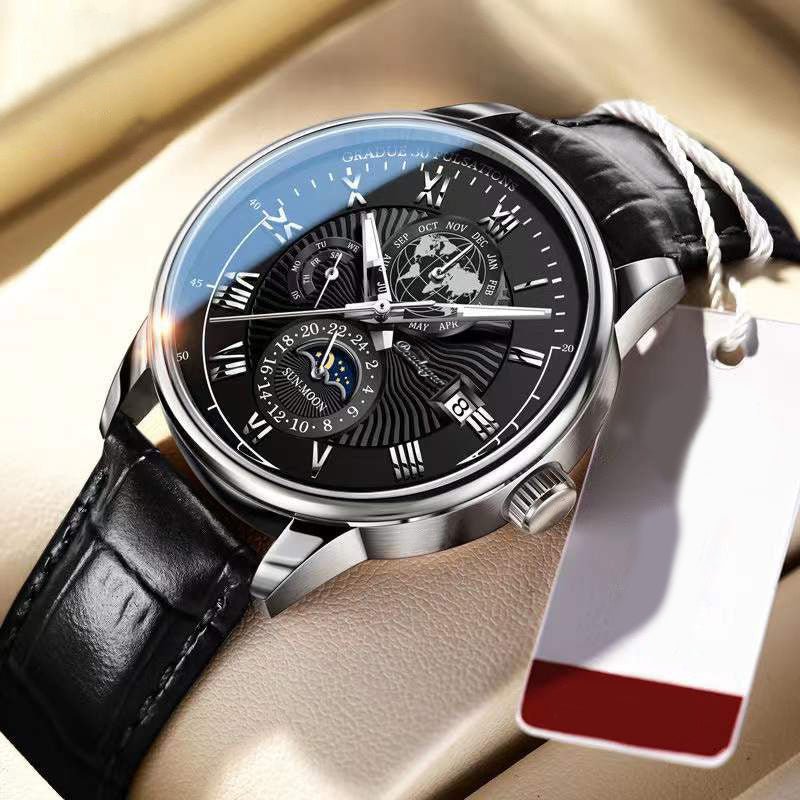 Fashion Personality Business Belt Watch Men - Sophinity