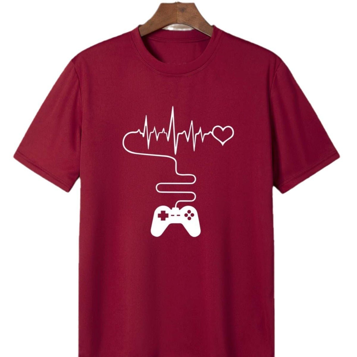 Men's Round Neck Loose Printed Bottoming Shirt T-shirt - Sophinity